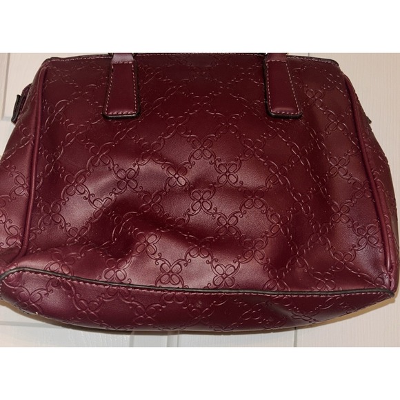 Nine West Allyce Signature Handbag Strap & Handle Brick Red Color Medium Purse - Picture 5 of 9